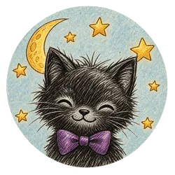 運営メンバー すみ のアイコン(黒猫のイラスト)